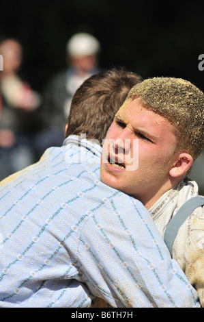 Swiss wrestlers - Lutteurs Stock Photo