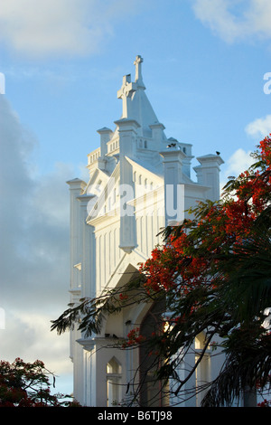 St Paul's Church on Duval St in Key West Florida Stock Photo