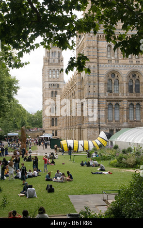 science museum london natural history museums tourist attraction visit visitors visiting exhibition road Stock Photo