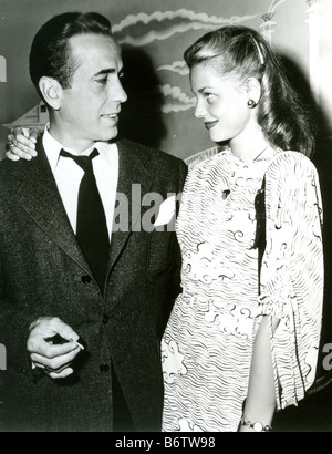 HUMPHREY BOGART and his wife LAUREN BACALL with their son STEPHEN ...