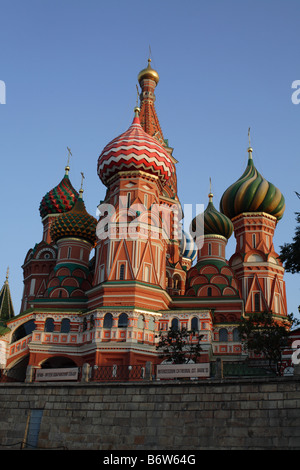 Towers of St Basil s Church Red Square Moscow Russia Stock Photo