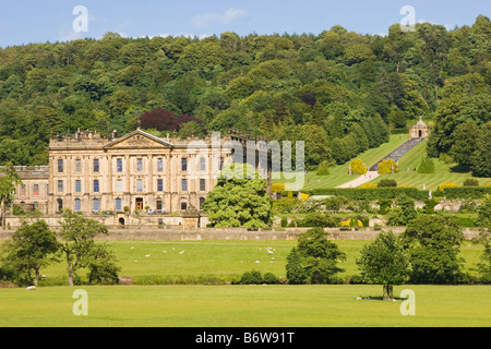 Chatsworth House, Derbyshire, England, UK Stock Photo