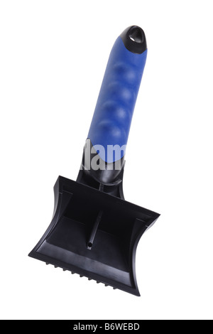 Ice scraper cut out isolated on white background Stock Photo