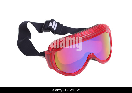 Ski goggles cut out isolated on white background Stock Photo