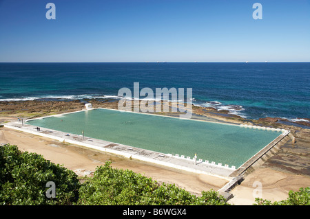 Merewether Ocean Baths Newcastle New South Wales Australia Stock Photo