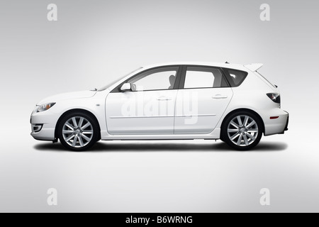 2009 Mazda MAZDASPEED3 Sport in White - Dashboard, center console, gear