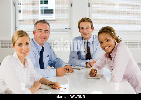 Portrait of business students Stock Photo
