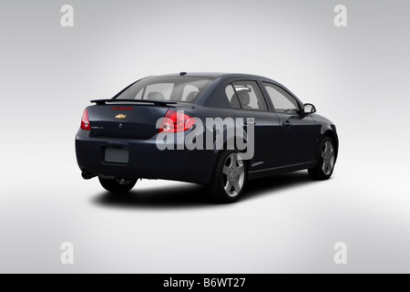 2009 Chevrolet Cobalt LT in Blue - Rear angle view Stock Photo