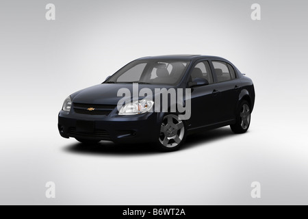 2009 Chevrolet Cobalt LT in Blue - Front angle view Stock Photo