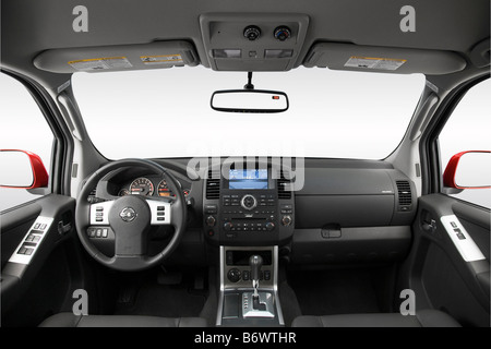 2009 Nissan Xterra in Red - Dashboard, center console ... 2009 Nissan Xterra in Red - Dashboard, center console ...