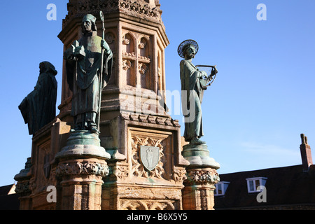 The Digby Memorial outside The Abbey Church of St Mary the Virgin in the old Dorset market town of Sherborne Stock Photo