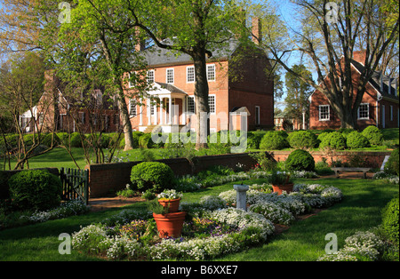 Historic Kenmore Plantation & Gardens, Fredericksburg, Virginia, USA Stock Photo