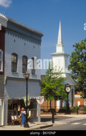 Downtown Bedford, Virginia, USA Stock Photo