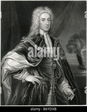 Field Marshal John Campbell, 2nd Duke of Argyll, 1st Duke of Greenwich KG (October 10, 1678 – October 4, 1743), Stock Photo