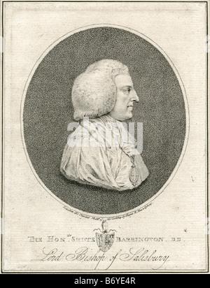 Shute Barrington (26 May 1734 – 25 March 1826) English churchman, Bishop Llandaff Wales, Salisbury, durham Stock Photo