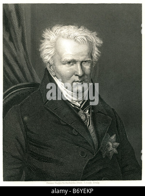 Friedrich Wilhelm Heinrich Alexander Freiherr von Humboldt (September 14, 1769 – May 6, 1859) German naturalist explorer Stock Photo