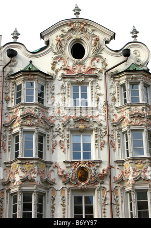 Helbling House in Innsbruck Austria Stock Photo, Royalty Free Image ...