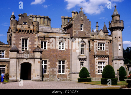 Abbotsford, house home of Sir Walter Scott Scotland UK Scottish author building stately home Stock Photo