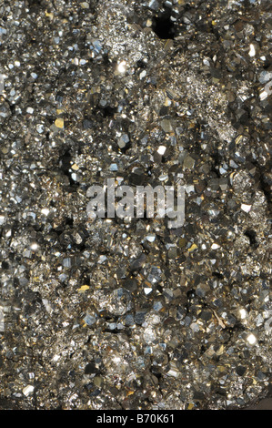 Pyrite or fool's gold Stock Photo