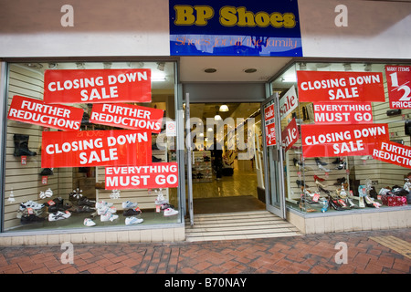 BPO Shoes, Derby High Street, Derbyshire Stock Photo