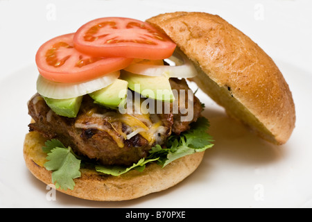 Mexican Burger Stock Photo