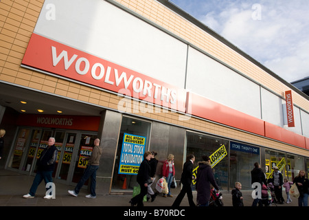 Woolworth store, Derby Stock Photo