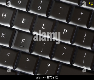 COMPUTER TECHNOLOGY: Help Stock Photo