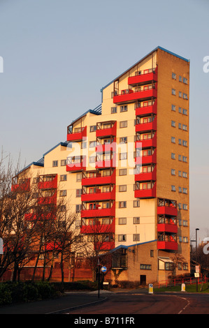 byker wall 70s modern architecture newcasle upon tyne Stock Photo