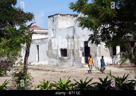 Old Portuguese Island of Ibo in the Quirimbas Peninsula in Mozambique Stock Photo