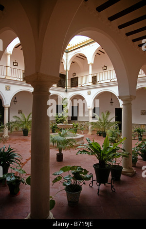 cloister of the Monastery of the encarnacion osuna sevilla andalusia spain Stock Photo