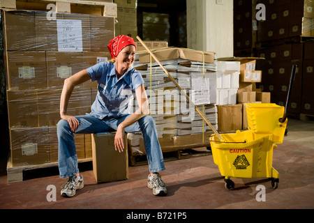 Mop and buckets hi-res stock photography and images - Alamy