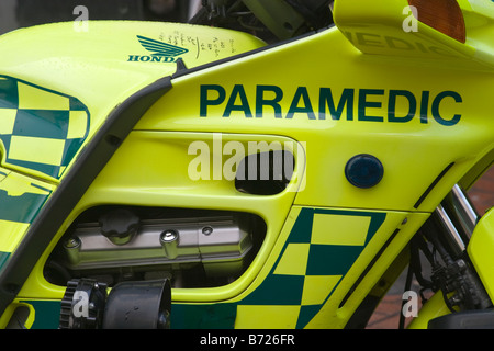 Paramedic Motorcycle Stock Photo