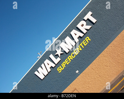 Wal Mart Supercenter Stock Photo