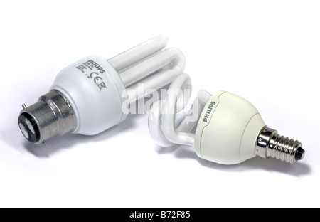 Low Energy Light Bulbs Stock Photo