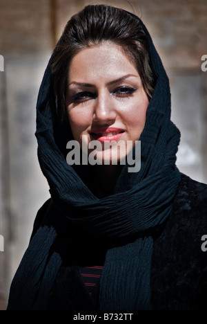 Portrait of a beautiful woman Isfahan Iran Stock Photo
