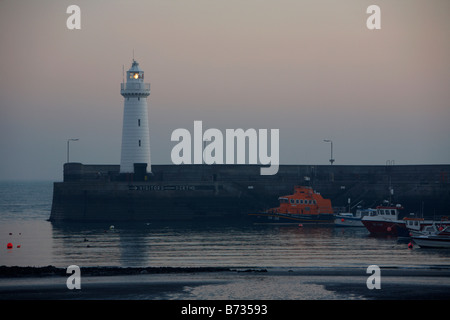 Donaghadee lighthouse county down Northern Ireland UK Stock Photo