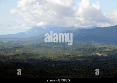 Nimba Mountain range World Heritage Site from the west Liberia Stock ...