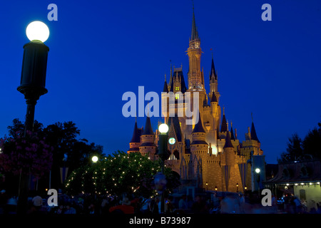 The Magic Castle at Disney s Magic Kingdom Stock Photo