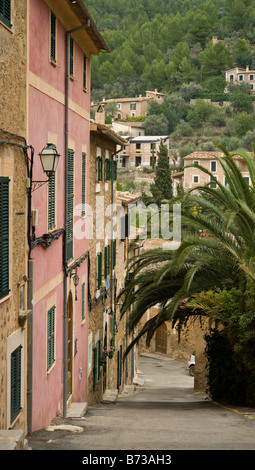 Mallorca Deia or Deja village view Stock Photo