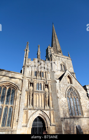 United Kingdom Oxfordshire Burford The Parish Church Two Tombstones 