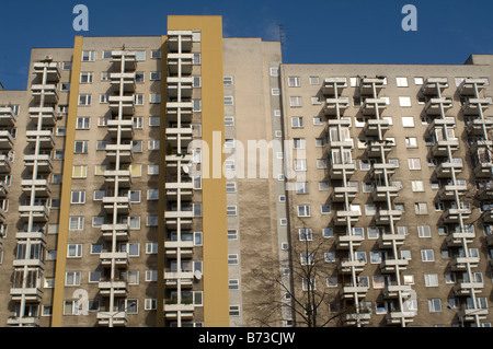 New appartment blocks on Ulica Dzika in Warsaw Stock Photo