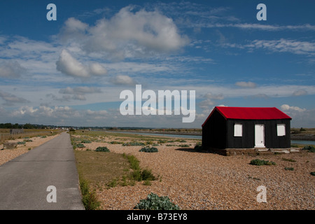A view of Rye Harbour, East Sussex Stock Photo