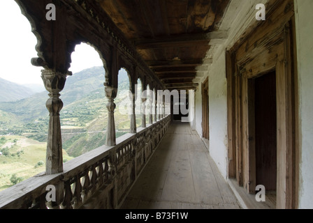 THE THEOG PALACE AT SAINJ IN SHIMLA, HIMACHAL PRADESH Stock Photo