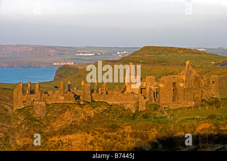 Northern Ireland Dunluce Castle 13th 16th 17th centuries Co Antrim UK Stock Photo