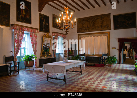 Mallorca Sa Granja country house typical Mallorquin historic interior Stock Photo