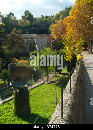 Mallorca Sa Granja country house gardens Autumn November Stock Photo