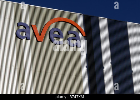 Avea commercial waste disposal incinerator, Levekusen, North Rhine-Westphalia, Germany. Stock Photo