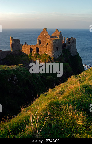 Northern Ireland Dunluce Castle 13th 16th 17th centuries Co Antrim UK Stock Photo