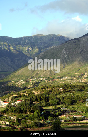 Rugged Mountain Landscapes of Albania Stock Photo