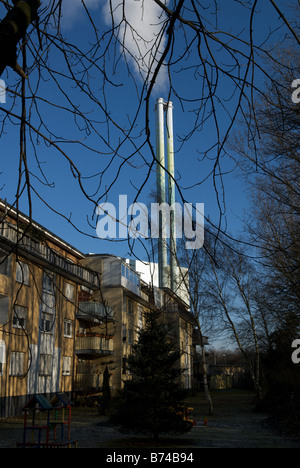 Avea commercial waste disposal incinerator Stock Photo